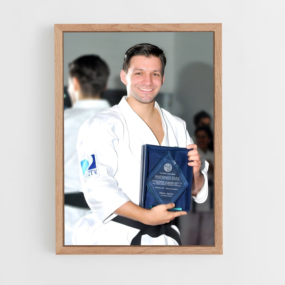 Poster Le Triomphe D'Antonio – affiche Karaté (vue 4)
